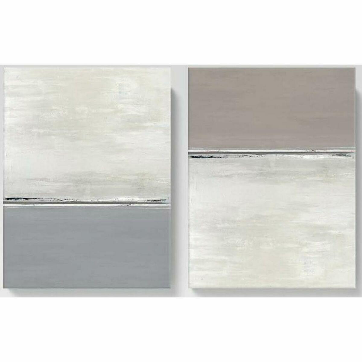 Lærred - moderne vægkunst, 76 x 2 x 101 cm, sæt á 2