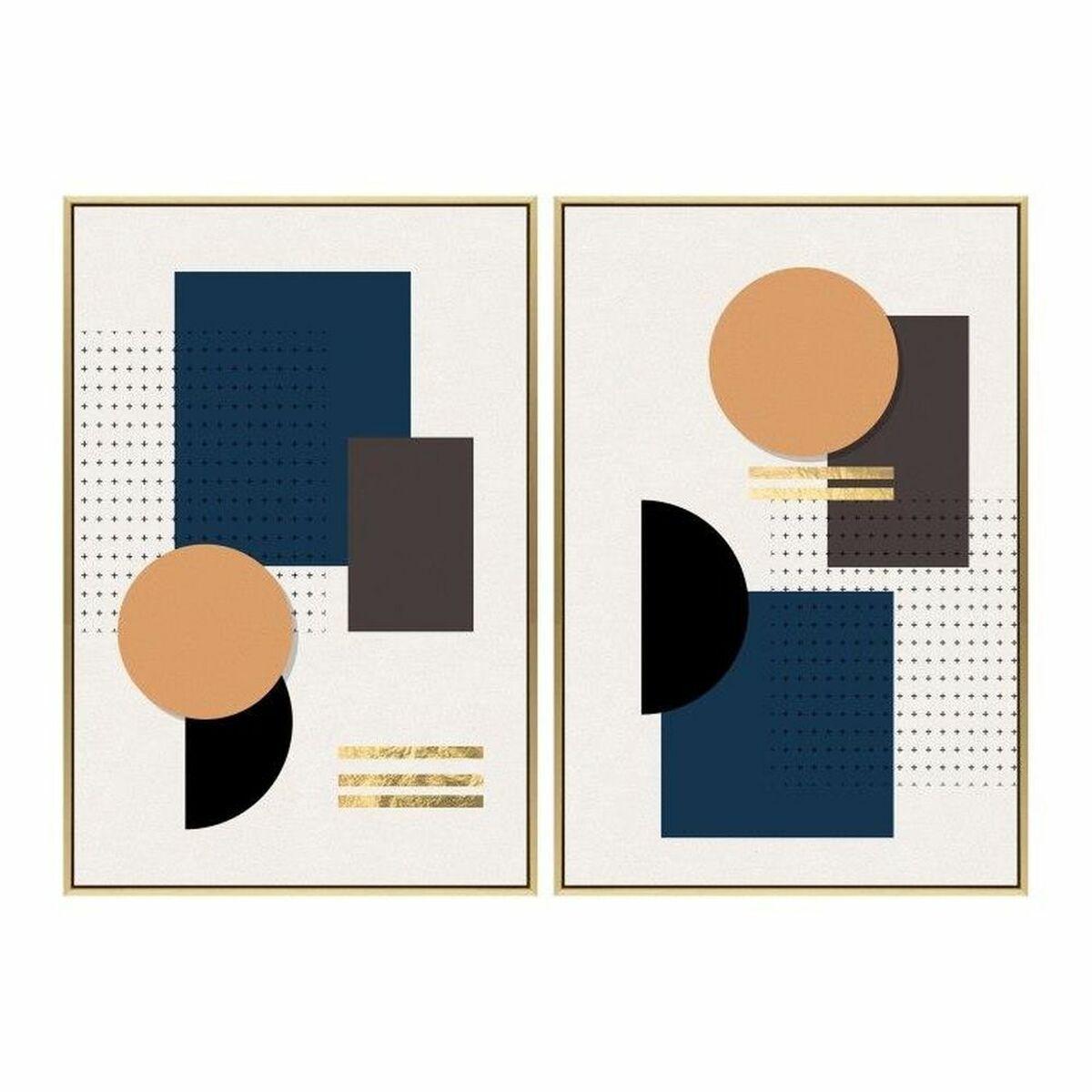 - Moderne lærredssæt i polystyren, 51,5 × 3,5 × 71,5 cm (2 stk.)