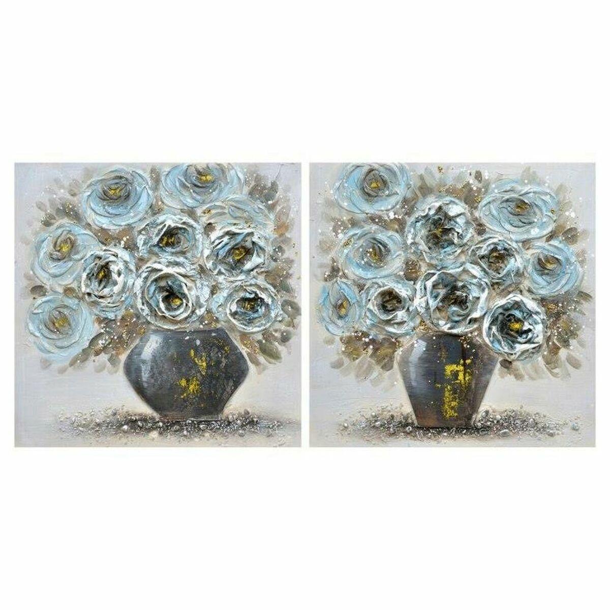 Lærredsmaleri i træ/MDF - 60 × 60 cm, 2 dele