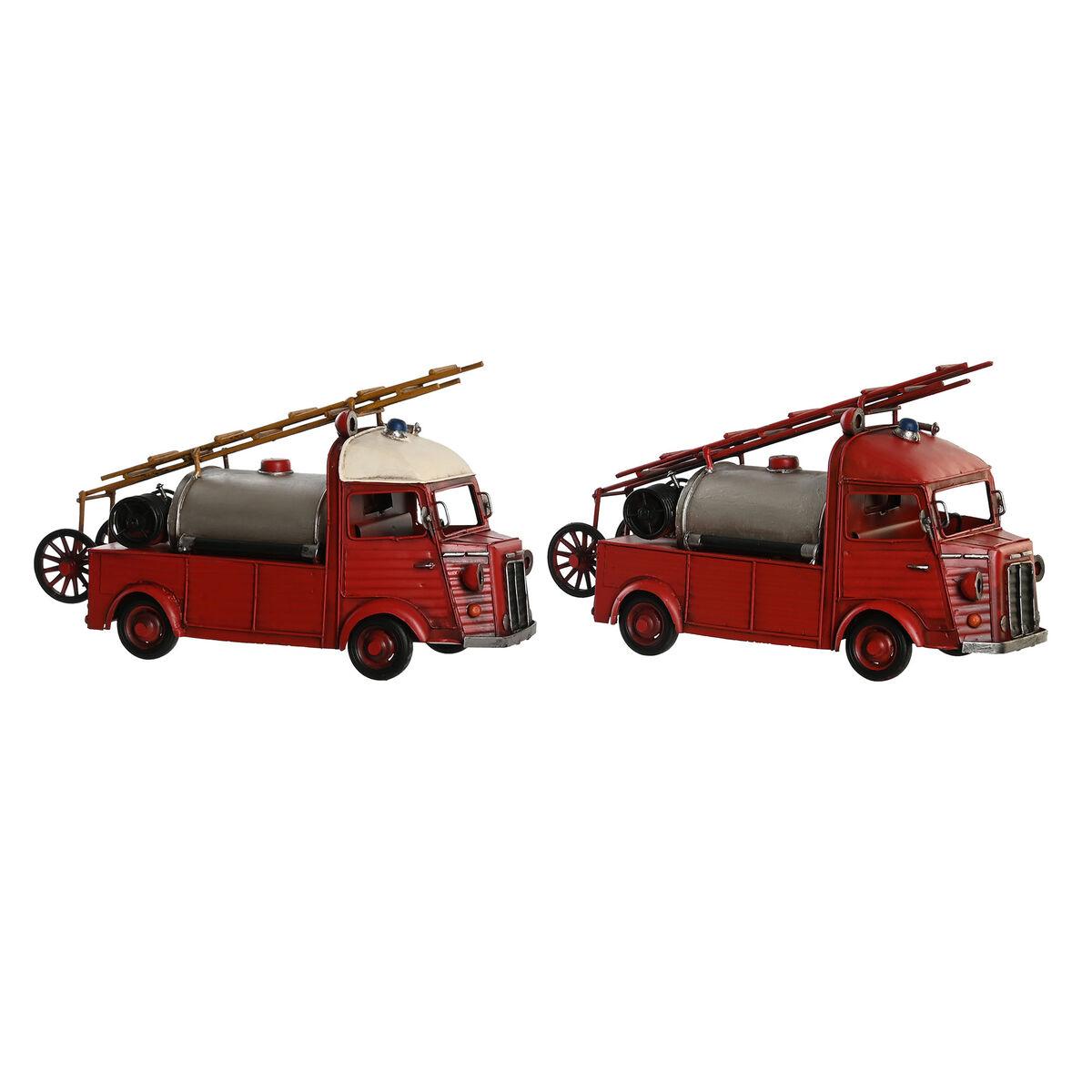 Dekorativ figur - rød/sølv vintage (2 stk.) 33 × 14 × 19 cm