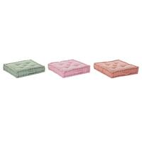 Pude DKD Home Decor Gulv Polyester (60 x 60 x 13 cm) (3 enheder)
