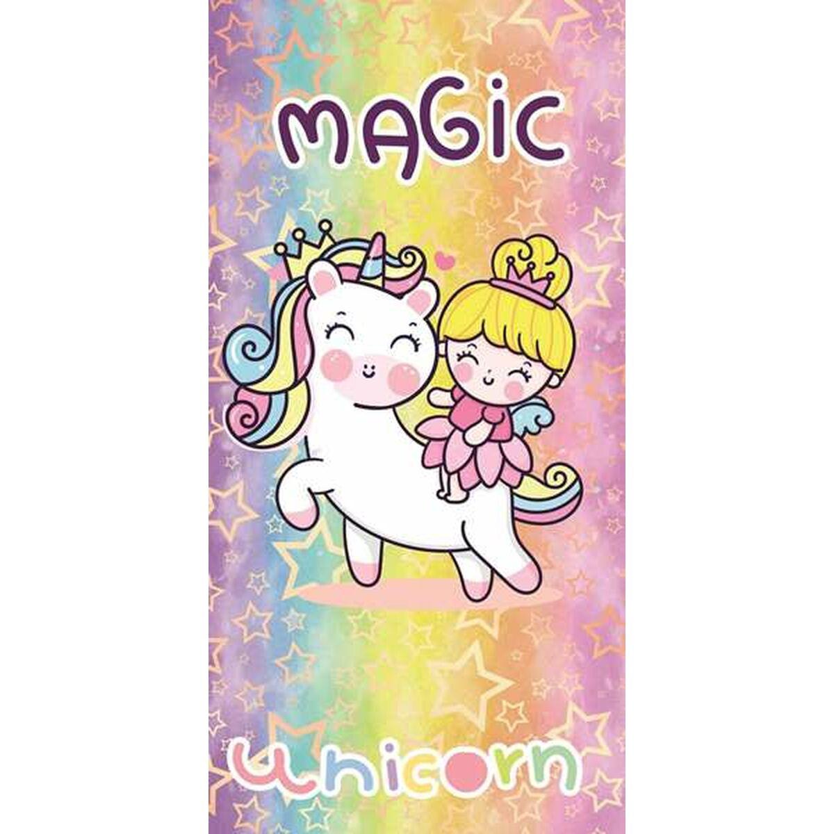 Secaneta mikrofiberhåndklæde 75 × 150 cm - Unicorn design