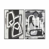 Maleri DKD Home Decor Abstrakt Moderne (83 x 4,5 x 122,5 cm) (2 enheder)