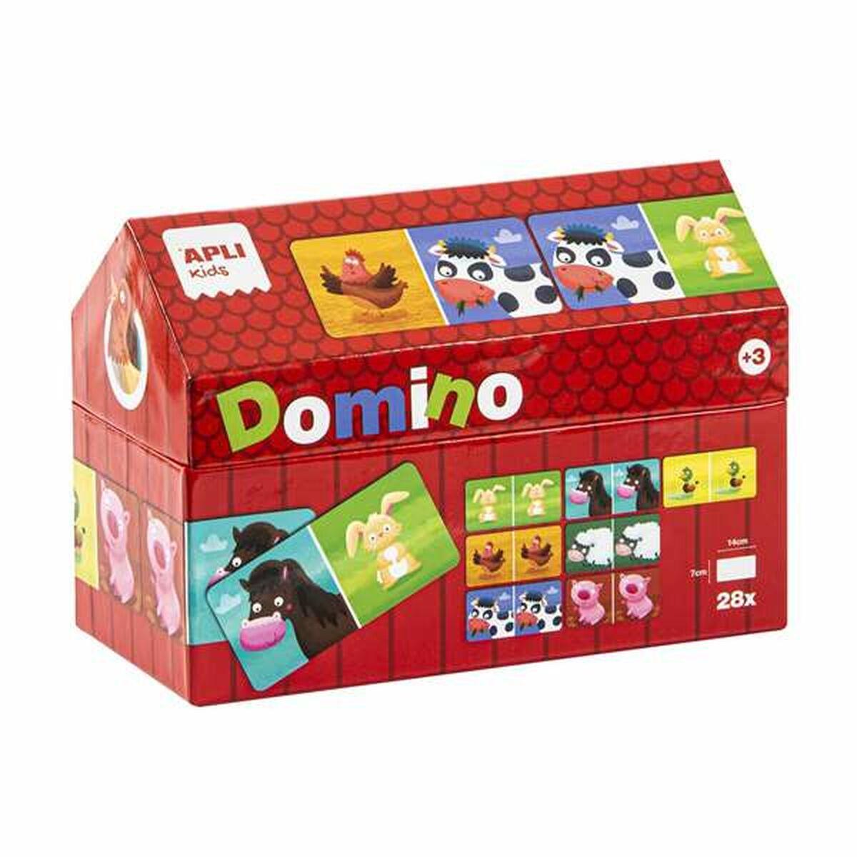 Apli Domino - bondegårdsdyr til børn