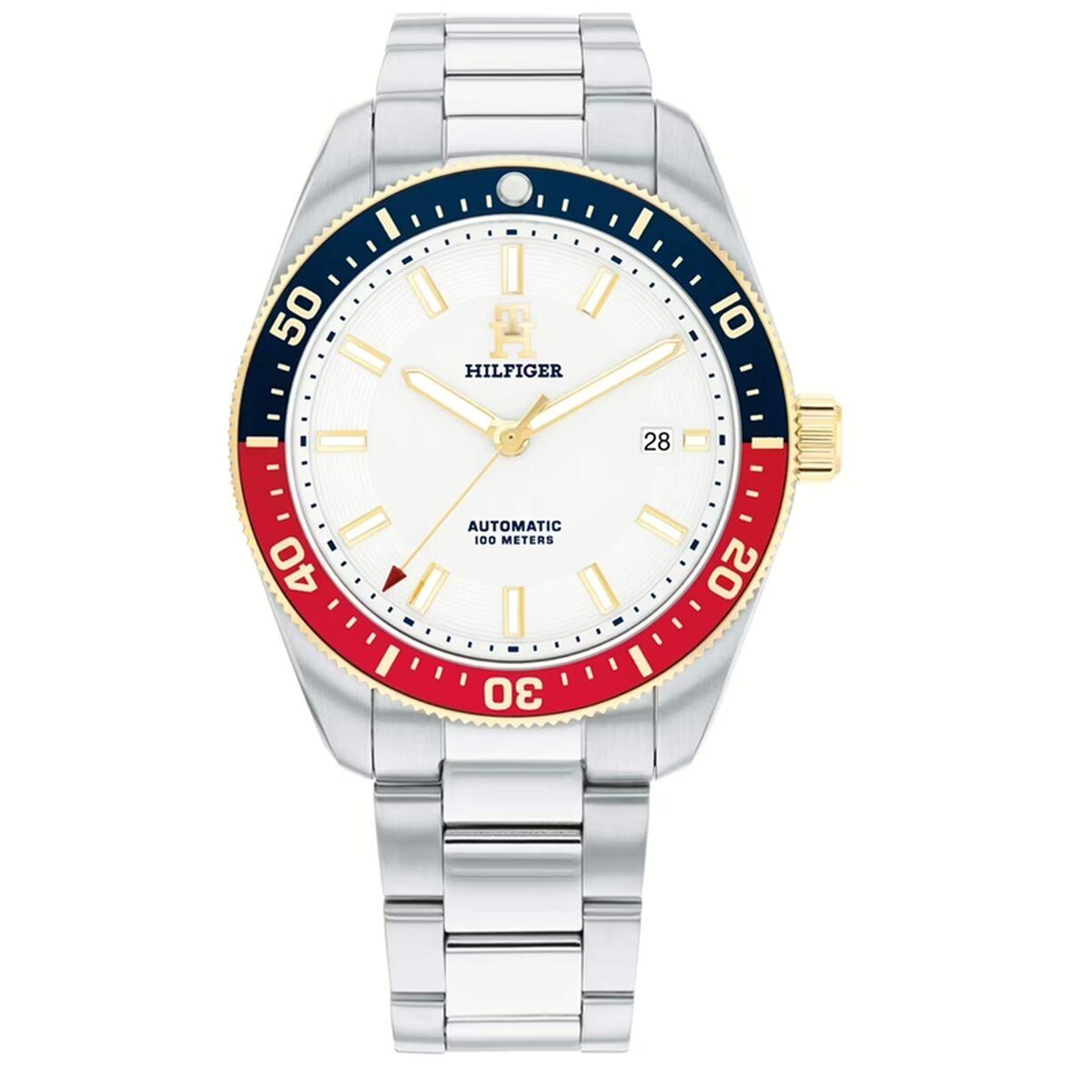 Tommy Hilfiger TH85 armbåndsur - hvid/sølv (Ø 40 mm)