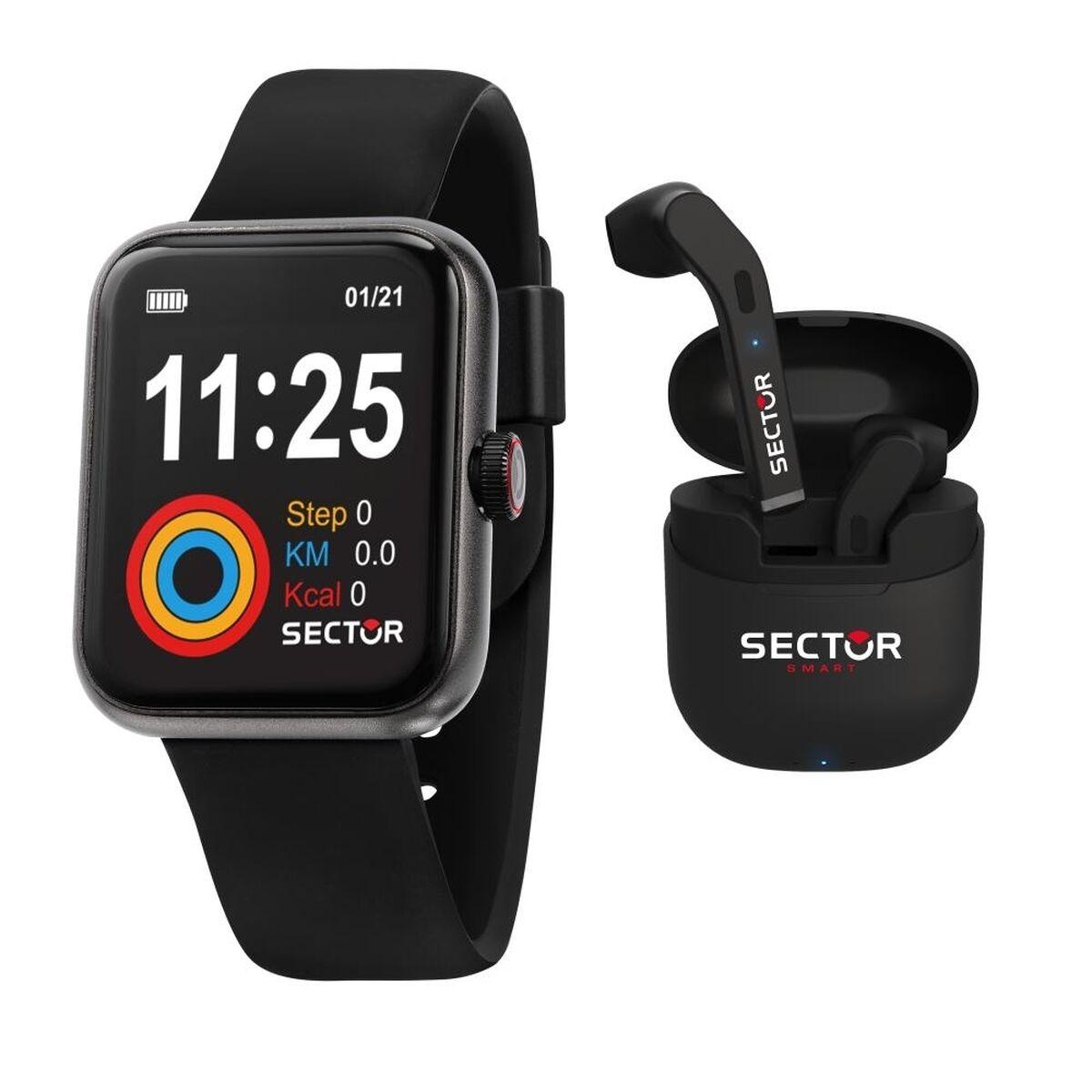 Smartwatch til mænd Sector R3251282008 - sort