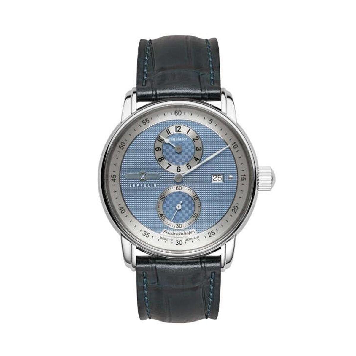 Zeppelin herreur Mod. 8522-3 - sort rem, elegant armbåndsur til mænd