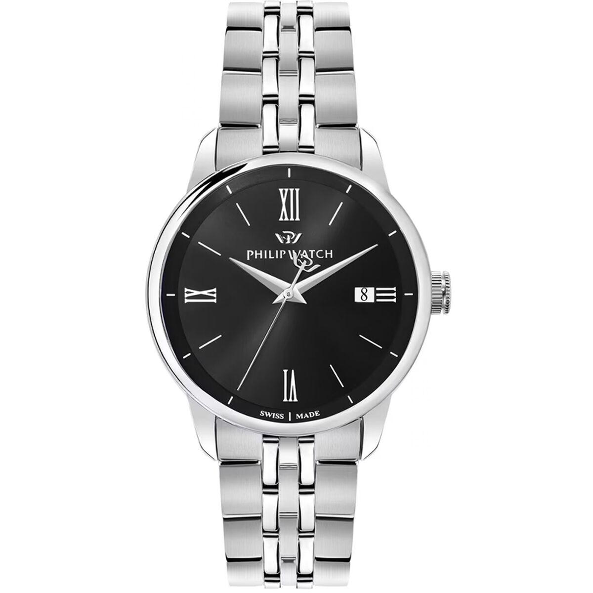 Philip Watch herreur R8253150012 - sølvfarvet armbåndsur