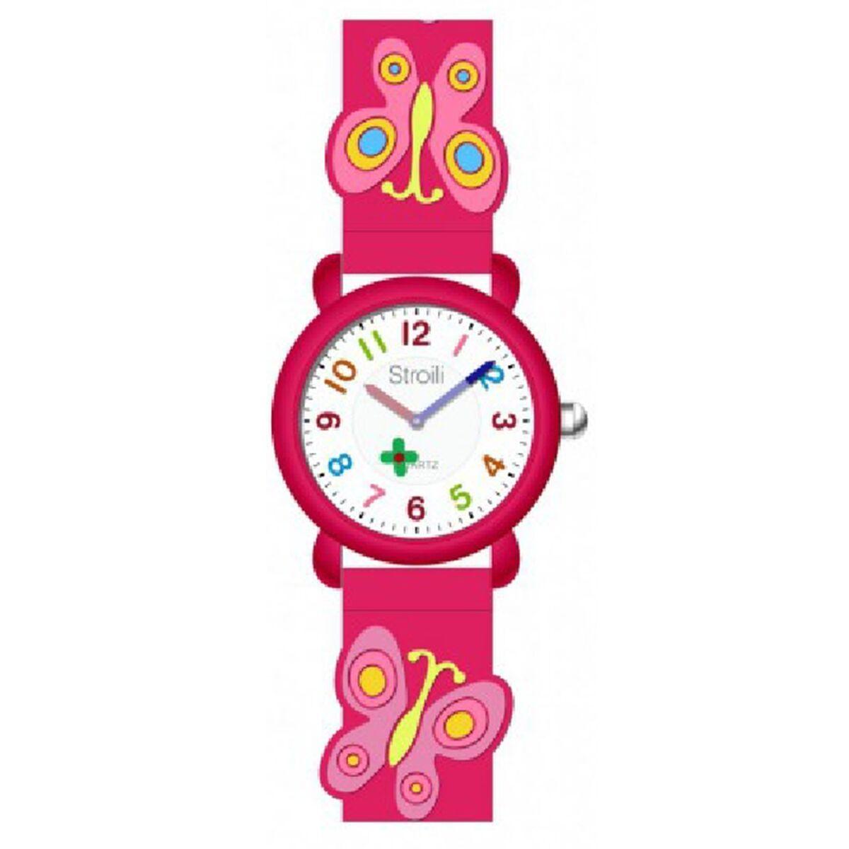 Stroili ur til små børn 1693306 - armbåndsur med sommerfugle