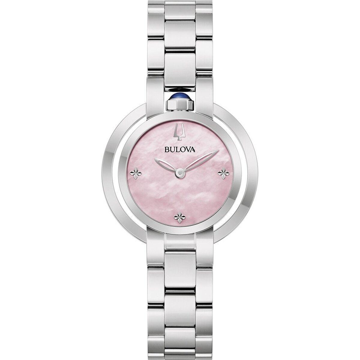 Dameur Bulova 96L338 sølvfarvet armbåndsur