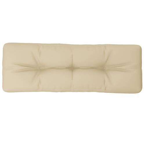 Pallehynde 120x40x12 cm stof beige (OUTLET A)