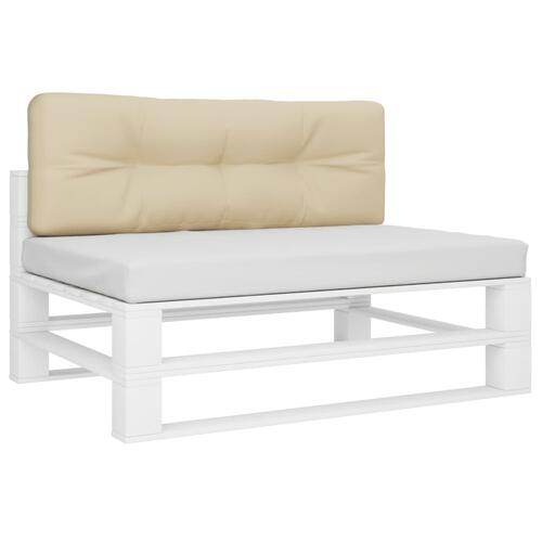 Pallehynde 120x40x12 cm stof beige (OUTLET A)
