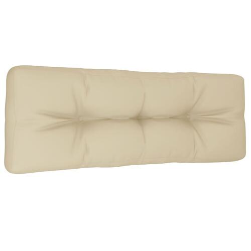 Pallehynde 120x40x12 cm stof beige (OUTLET A)