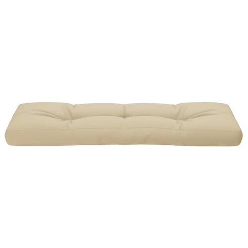 Pallehynde 120x40x12 cm stof beige (OUTLET A)