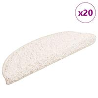 Trappemåtter 20 stk. 56x17x3 cm hvid