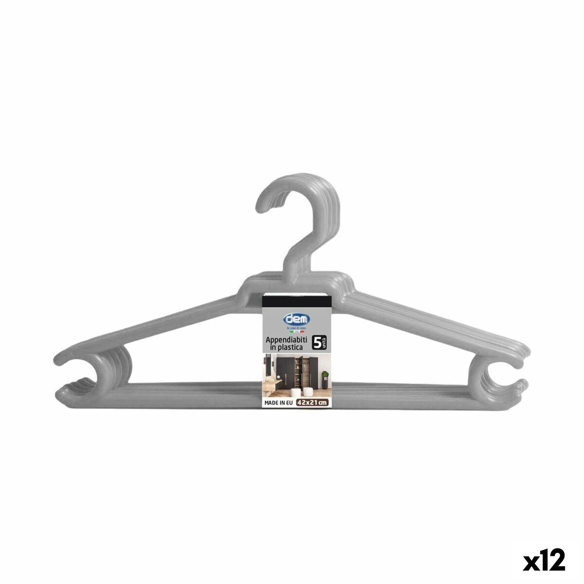 Dem bøjlesæt i plastik 42 × 20 cm - 5 stk. (12 enheder)