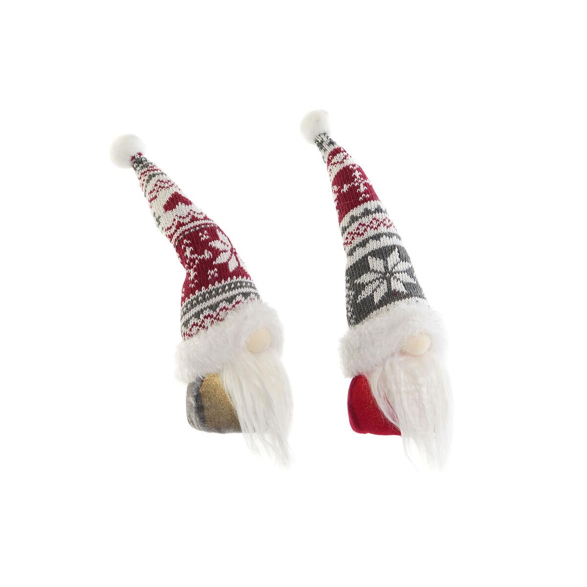 Julepynt - Multifarvet dværg m. LED, 7 × 7 × 25 cm (2 stk.)