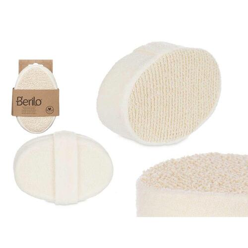 Svamp til Kroppen Berilo B7081-8 Hvid Beige 15 x 5 x 10 cm (12 enheder)