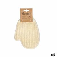 Skrubbehandske Berilo B7083-12 Hvid Beige (12 enheder)