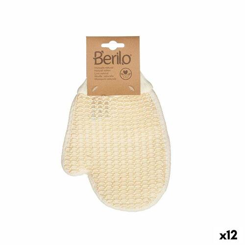 Skrubbehandske Berilo B7083-12 Hvid Beige (12 enheder)