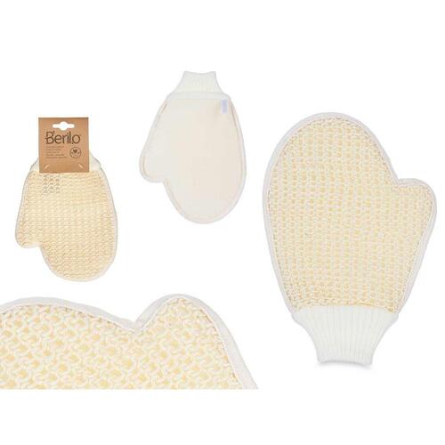 Skrubbehandske Berilo B7083-12 Hvid Beige (12 enheder)