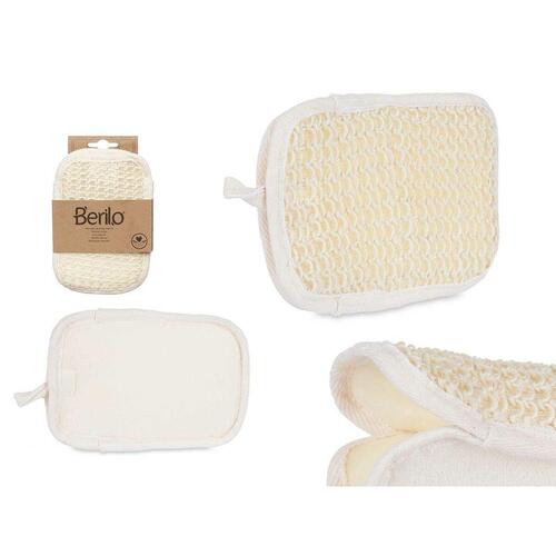 Skrubbehandske Berilo B7083-5 Hvid Beige (12 enheder)