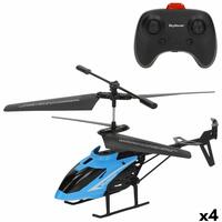 Helikopter med Fjernbetjening Colorbaby (4 enheder)
