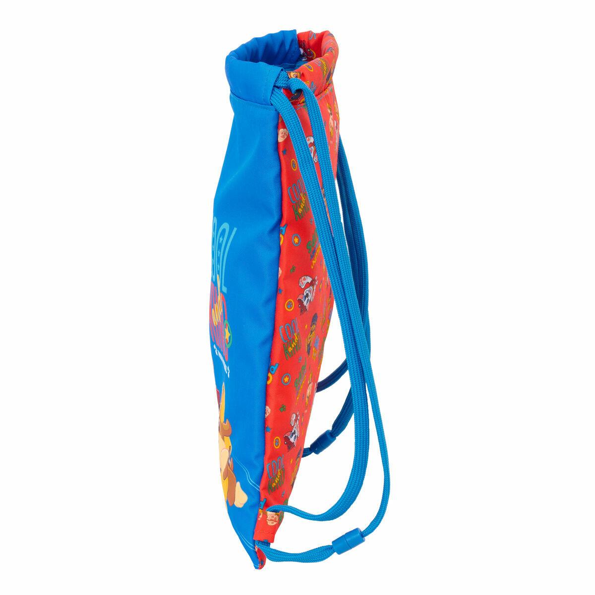 The Paw Patrol snørelukket rygsæk - Cool, blå/rød, 26 × 34 × 1 cm