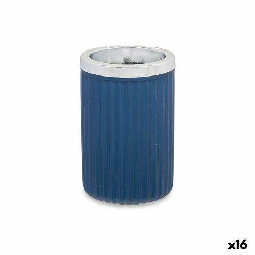 Glas Berilo 3436-5 Blå Plastik 7,5 x 11,5 x 7,5 cm (16 enheder)