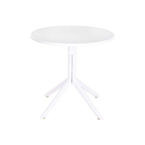 Spisebord Home ESPRIT Hvid Metal polypropylen 80 x 80 x 75 cm
