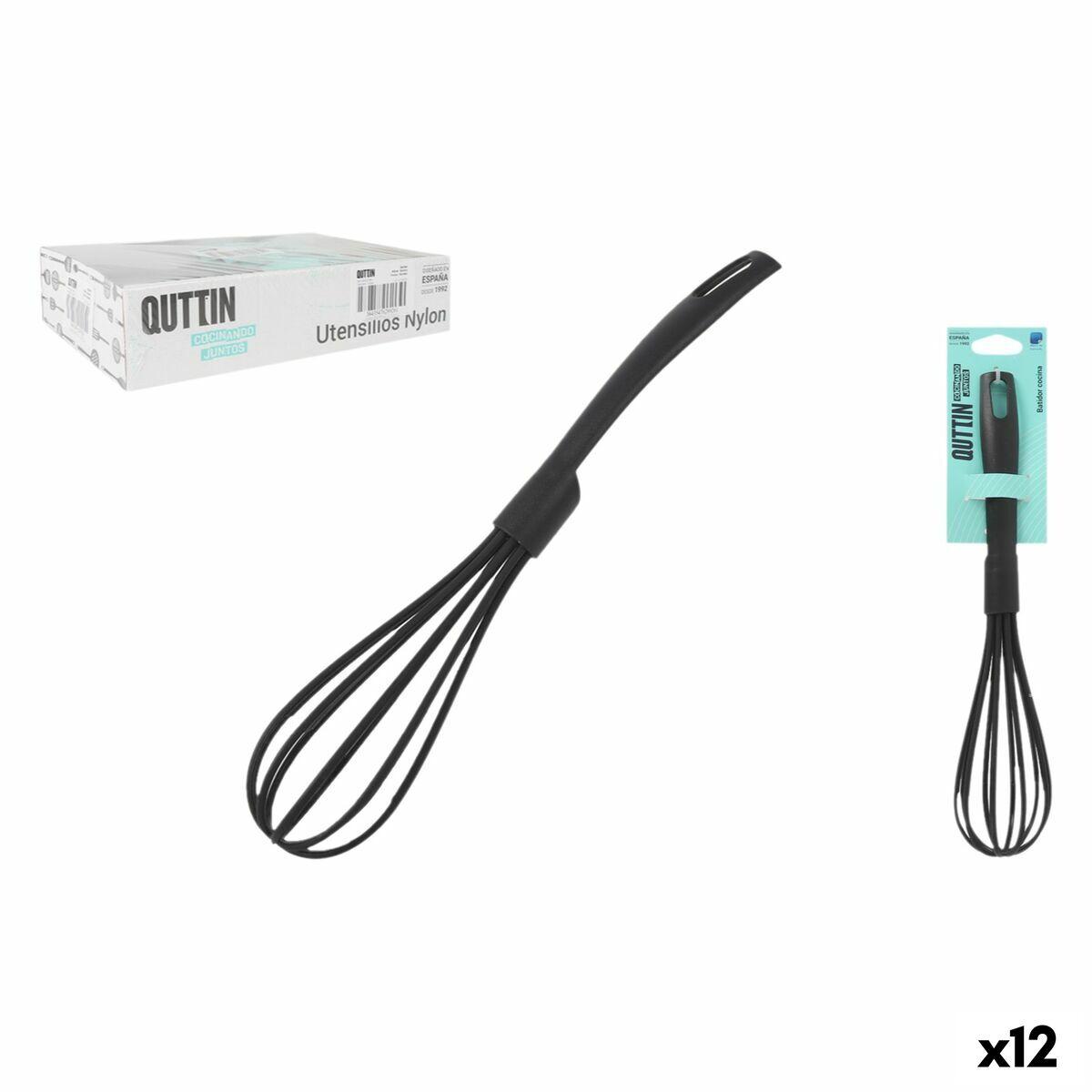 Piskeris Quttin - Sort, 31 × 7 × 7 cm (12 stk.)