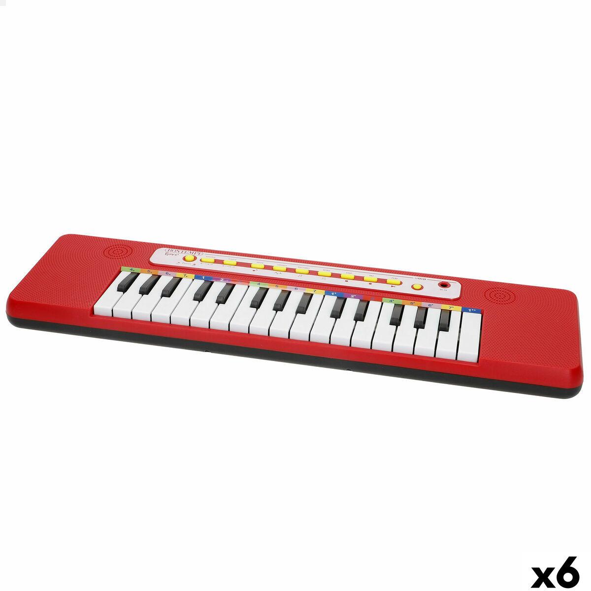 Bontempi legetøjsklaver tastatur 47 × 3,5 × 13 cm (6 stk)
