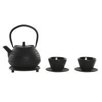 Tekande Home ESPRIT Sort Rustfrit stål Jern 800 ml