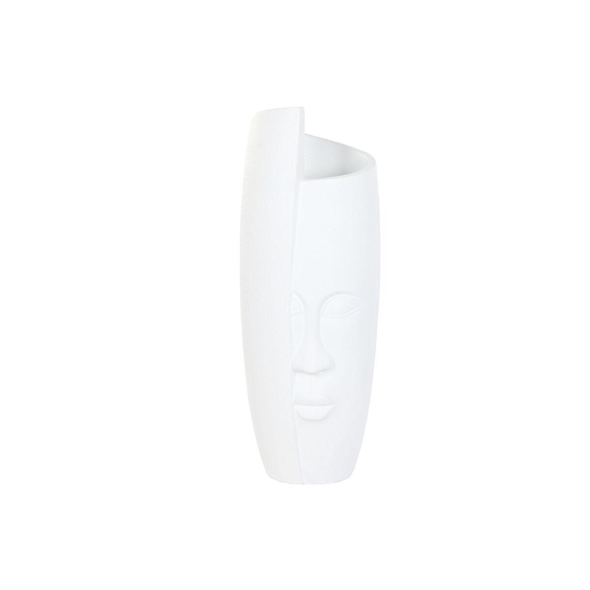 Urtepotte - hvid magnesium, moderne ansigt, 33 × 33 × 72 cm