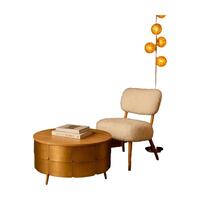 Sofabord Home ESPRIT Gylden 90 x 90 x 45 cm