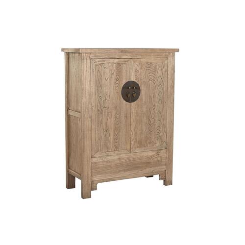 Skab Home ESPRIT Natur Elmetræ 102 x 40 x 132 cm