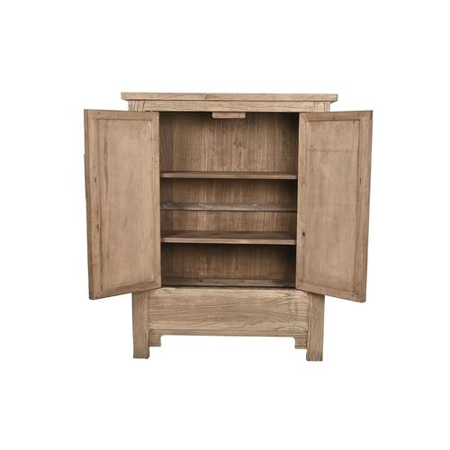 Skab Home ESPRIT Natur Elmetræ 102 x 40 x 132 cm