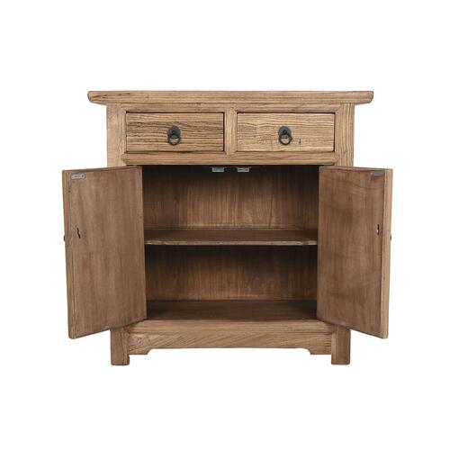 Skænk Home ESPRIT Natur Elmetræ 88 x 40 x 87 cm