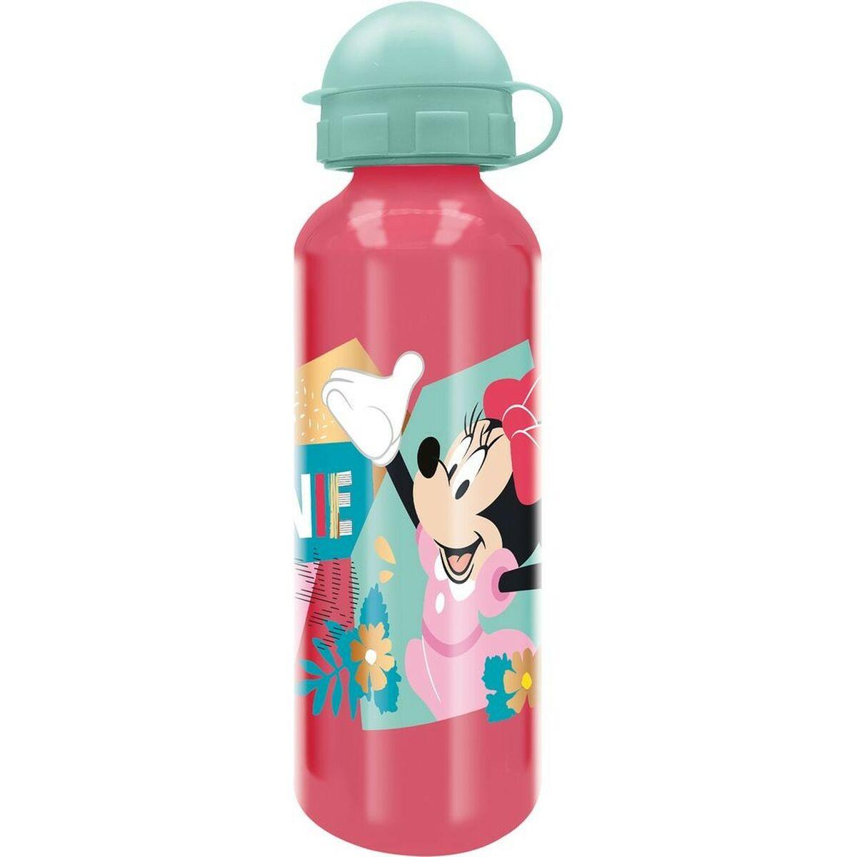 Minnie Mouse vandflaske CZ11263 - 530 ml, rød, aluminium