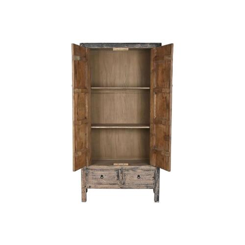 Skab Home ESPRIT Elmetræ 100 x 50 x 200 cm