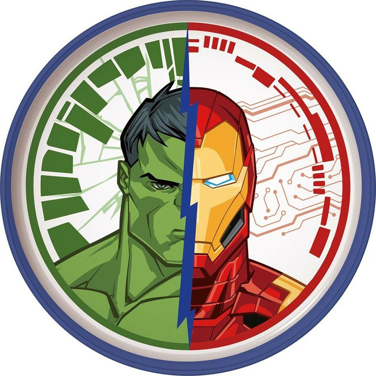 The Avengers børnetallerken CZ11292 - Hulk & Iron Man, BPA-fri