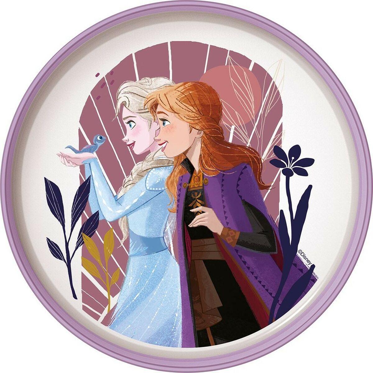 Frozen tallerken CZ11294 - børnetallerken med Anna & Elsa