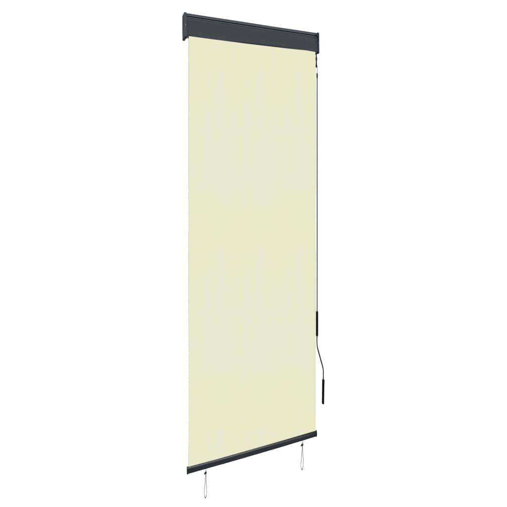 Udendørs rullegardin 60x250 cm cremefarvet