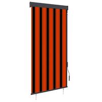 Udendørs rullegardin 100x250 cm orange og brun