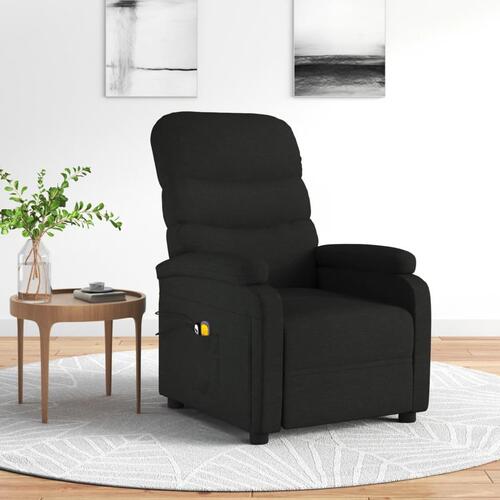 Eldrevet massagestol stof sort