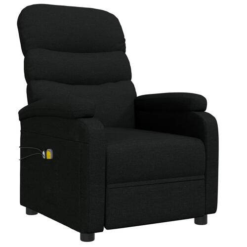 Eldrevet massagestol stof sort