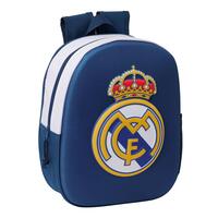 Skoletaske Real Madrid C.F. Sort 27 x 33 x 10 cm