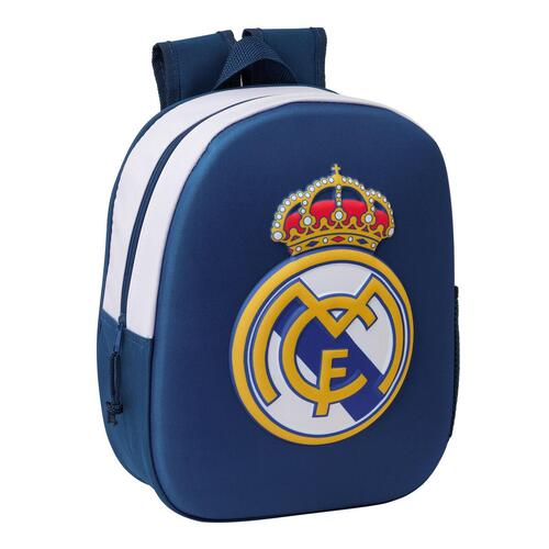 Skoletaske Real Madrid C.F. Sort 27 x 33 x 10 cm