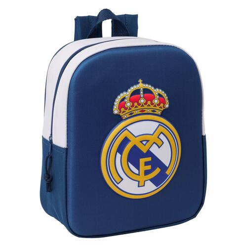 Skoletaske Real Madrid C.F. Sort 22 x 27 x 10 cm