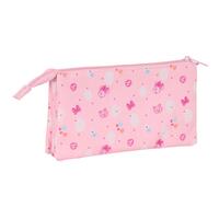 Penalhus Minnie Mouse Baby Pink 22 x 12 x 3 cm